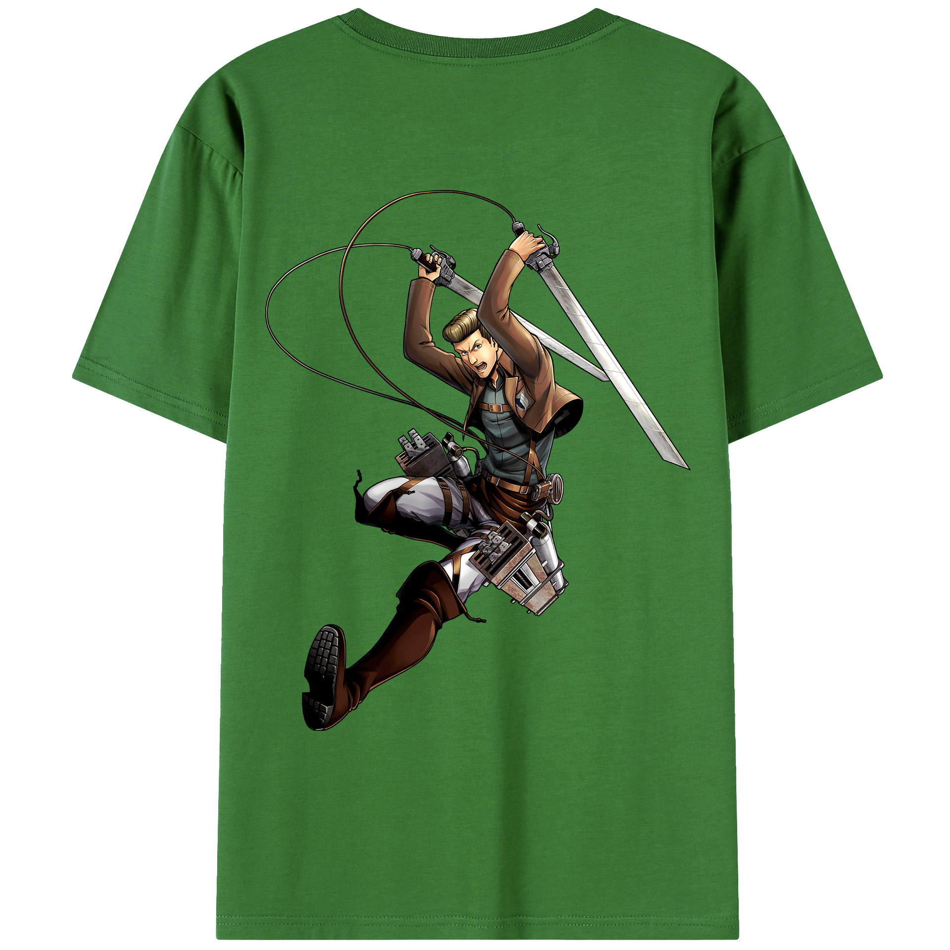 （画像用） 進撃の巨人 Attack on Titan レディース半袖Tシャツ(バックプリント)
